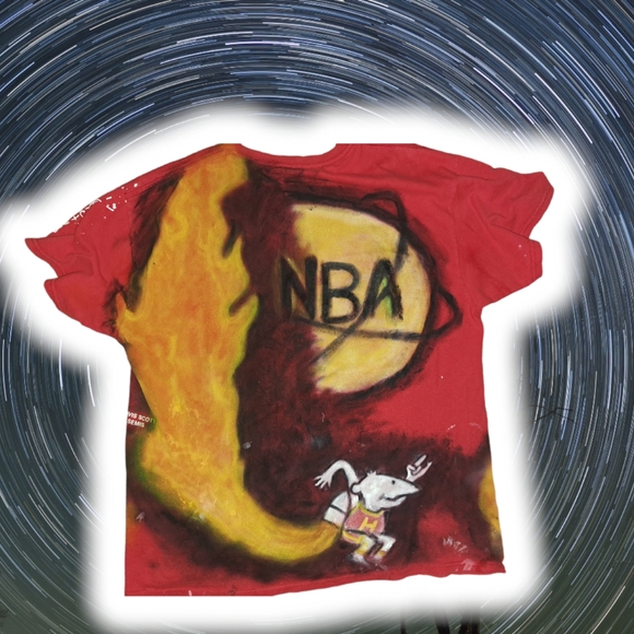 1/1 Custom travis scott rockets shirt - Picture 2 of 2